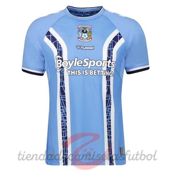 Casa Camiseta Coventry City 2022 2023 Azul Camisetas Originales Baratas