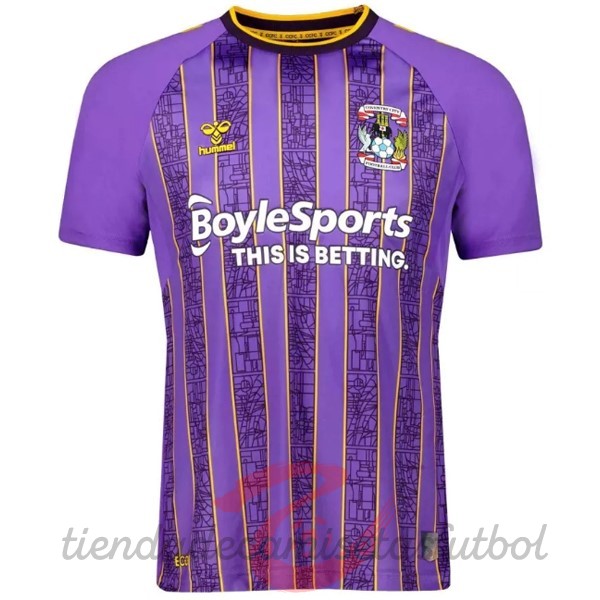 Segunda Camiseta Coventry City 2022 2023 Purpura Camisetas Originales Baratas
