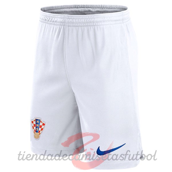 Casa Pantalones Croacia 2022 Blanco Camisetas Originales Baratas