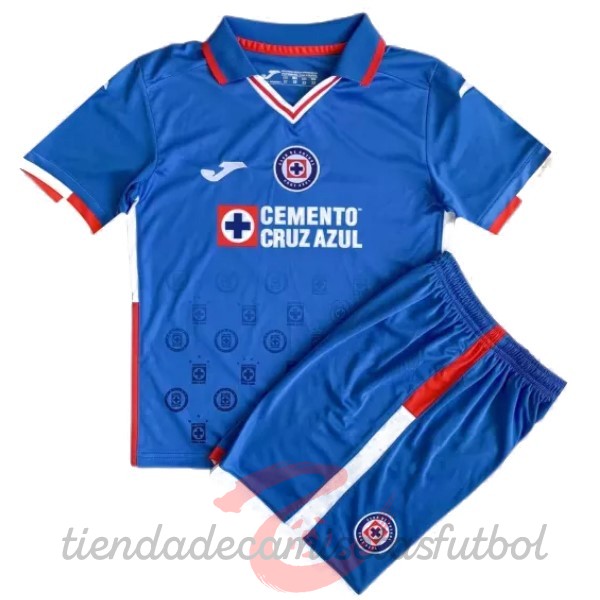 Casa Conjunto De Niños Cruz Azul 2022 2023 Azul Camisetas Originales Baratas