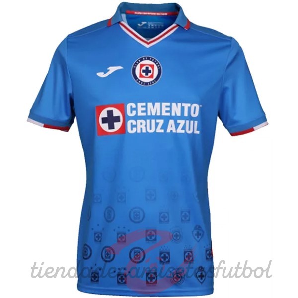 Casa Camiseta Cruz Azul 2022 2023 Azul Camisetas Originales Baratas