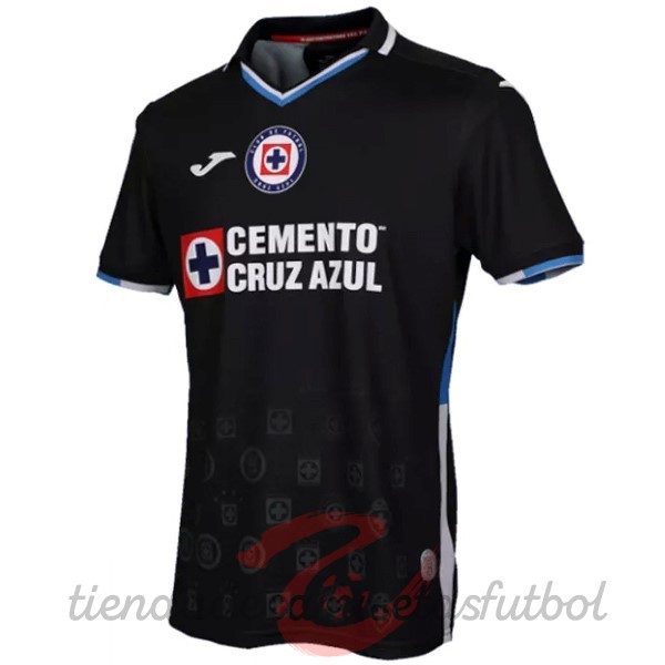 Tercera Camiseta Cruz Azul 2022 2023 Negro Camisetas Originales Baratas