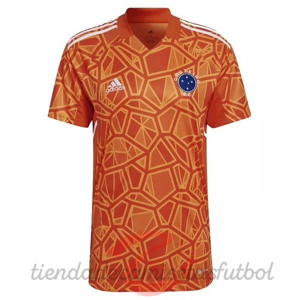 Tailandia Portero Camiseta Cruzeiro EC 2022 2023 Naranja Camisetas Originales Baratas
