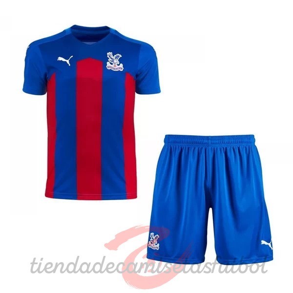 Casa Conjunto De Niños Crystal Palace 2020 2021 Rojo Azul Camisetas Originales Baratas