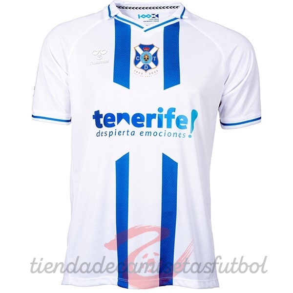 Tailandia Casa Camiseta Tenerife 2022 2023 Blanco Camisetas Originales Baratas