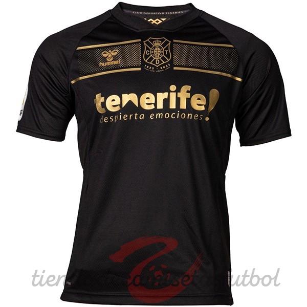 Tailandia Segunda Camiseta Tenerife 2022 2023 Negro Camisetas Originales Baratas