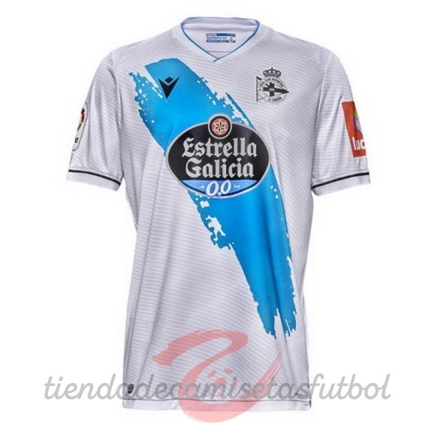 Segunda Camiseta Deportivo de La Coruna 2020 2021 Blanco Camisetas Originales Baratas