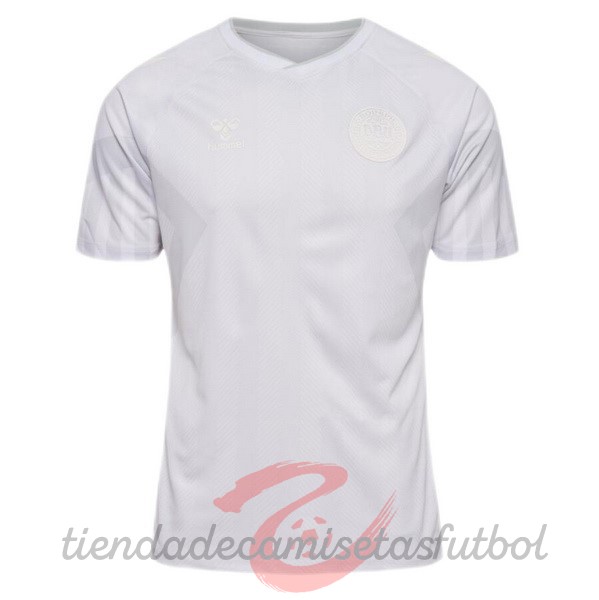 Tailandia Segunda Camiseta Dinamarca 2022 Blanco Camisetas Originales Baratas
