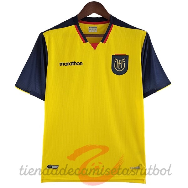 Tailandia Especial Camiseta Ecuador 2022 Amarillo Camisetas Originales Baratas