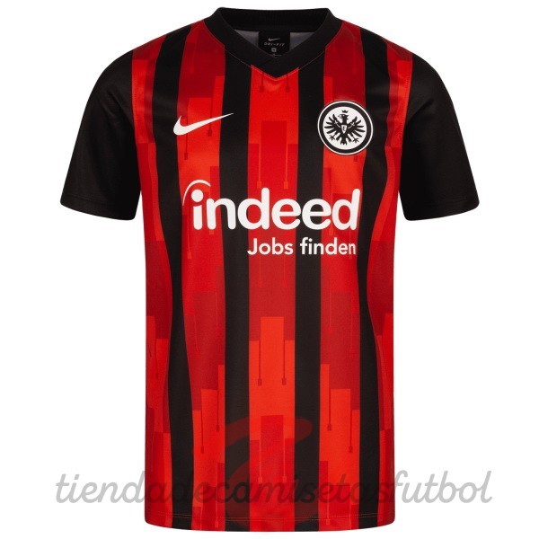 Casa Camiseta Eintracht Frankfurt 2020 2021 Rojo Negro Camisetas Originales Baratas