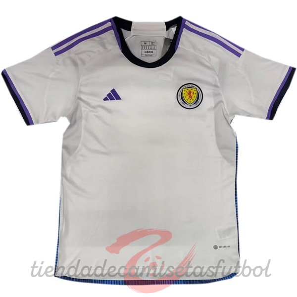 Tailandia Segunda Camiseta Escocia 2022 Blanco Camisetas Originales Baratas
