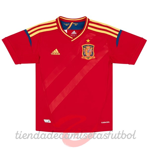 Casa Camiseta España Retro 2011 2012 Rojo Camisetas Originales Baratas