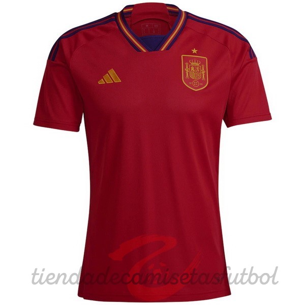 Casa Camiseta España 2022 Rojo Camisetas Originales Baratas