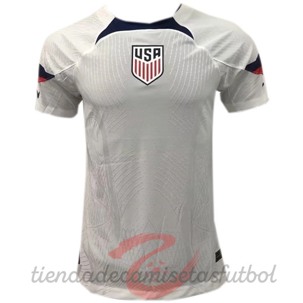 Tailandia Casa Jugadores Camiseta Estados Unidos 2022 Blanco Camisetas Originales Baratas