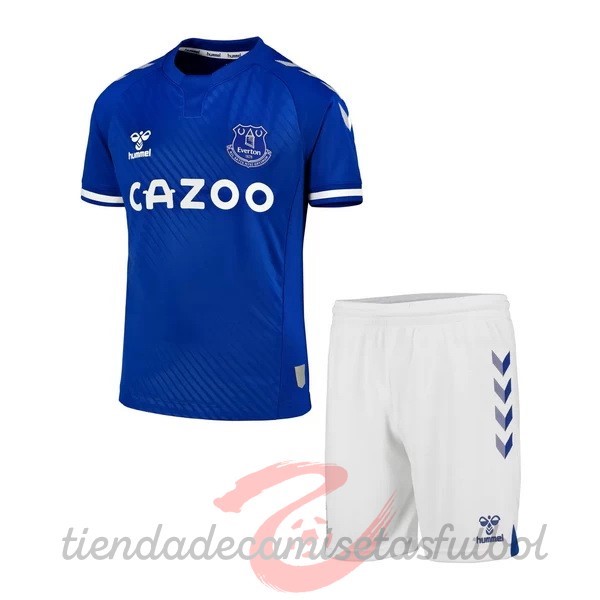 Casa Conjunto De Niños Everton 2020 2021 Azul Blanco Camisetas Originales Baratas