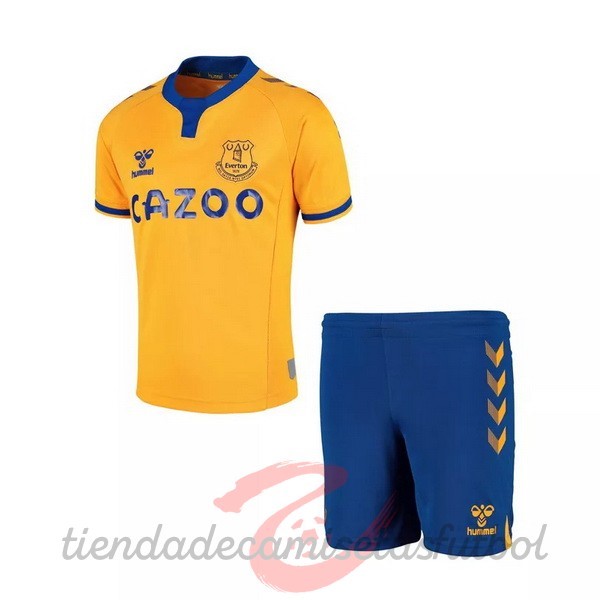 Segunda Conjunto De Niños Everton 2020 2021 Naranja Camisetas Originales Baratas