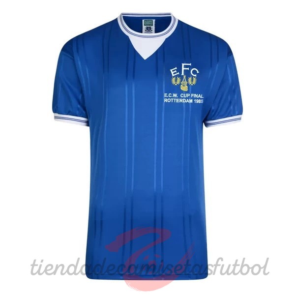 Casa Camiseta Liverpool Retro 1985 Azul Camisetas Originales Baratas