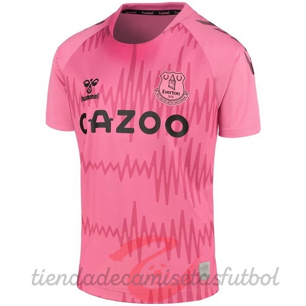 Segunda Camiseta Portero Everton 2020 2021 Rosa Camisetas Originales Baratas