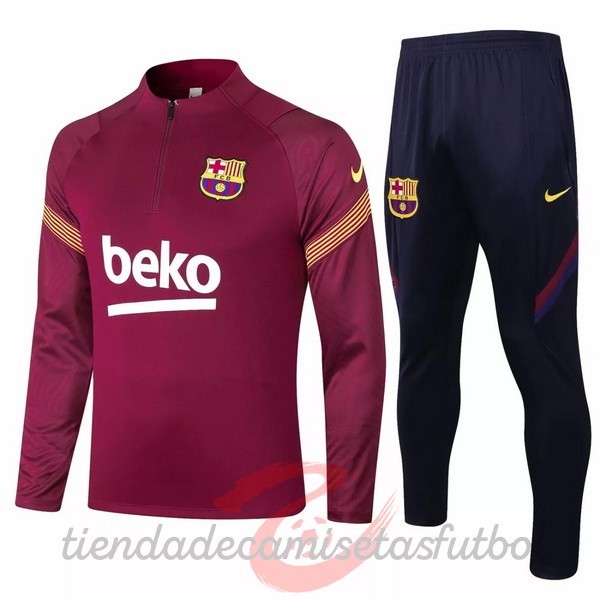 Chandal Barcelona 2020 2021 Borgona Camisetas Originales Baratas