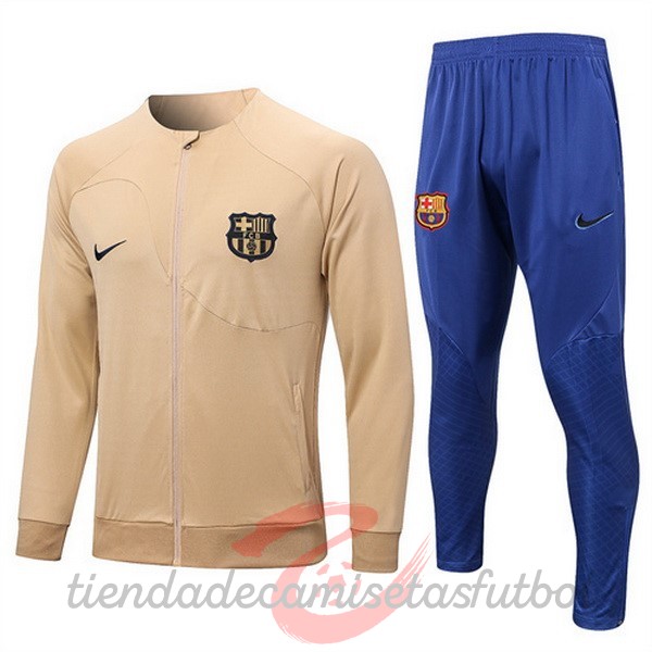 Chandal Barcelona 2022 2023 Amarillo Azul Camisetas Originales Baratas