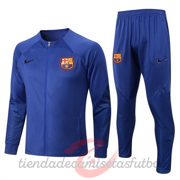 Chandal Barcelona 2022 2023 Azul Marino Camisetas Originales Baratas