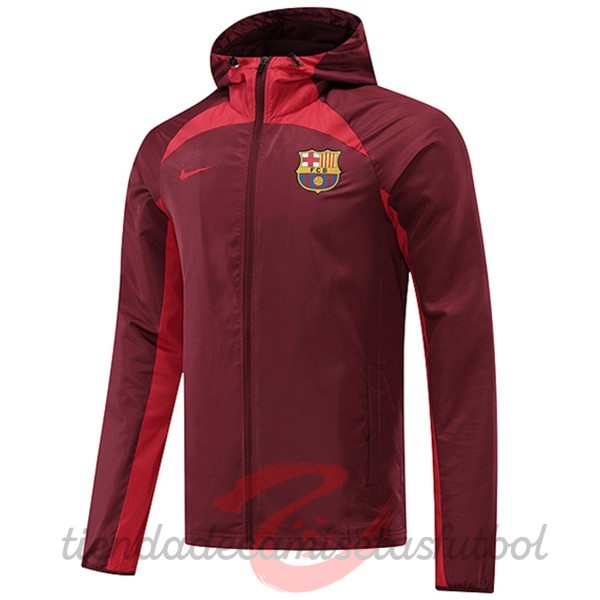 Rompevientos Barcelona 2022 2023 Rojo Camisetas Originales Baratas