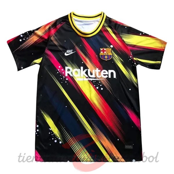 Entrenamiento Barcelona 2020 2021 Negro Amarillo Camisetas Originales Baratas