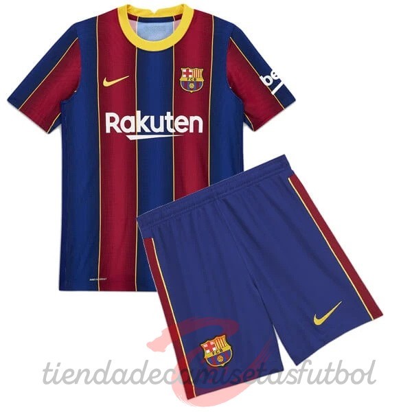 Casa Conjunto De Niños Barcelona 2020 2021 Azul Rojo Camisetas Originales Baratas