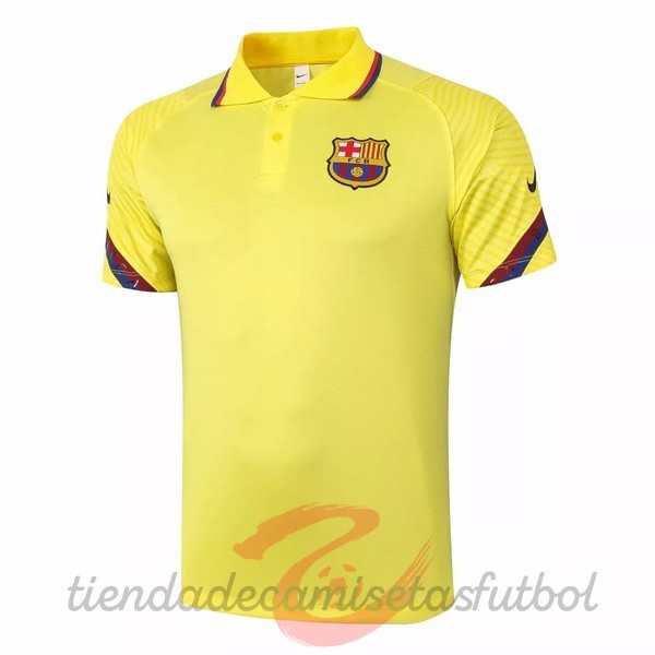 Polo Barcelona 2020 2021 Amarillo Camisetas Originales Baratas