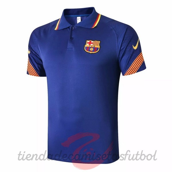 Polo Barcelona 2020 2021 Azul Naranja Camisetas Originales Baratas