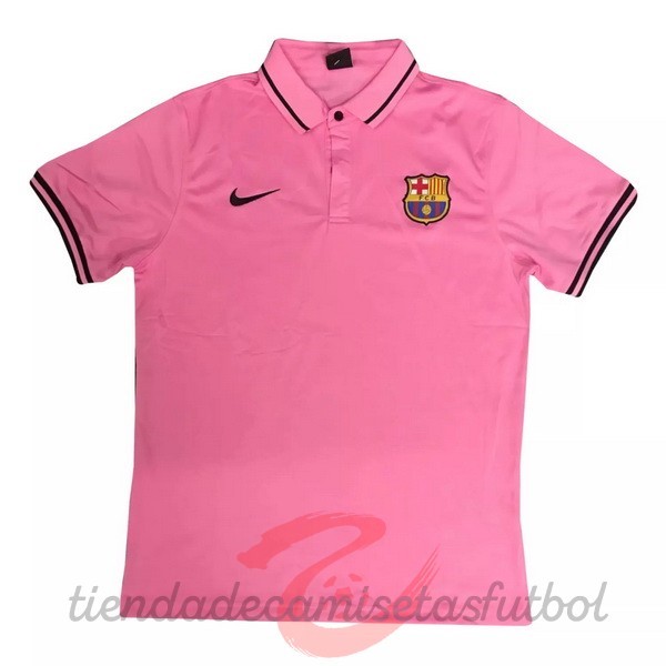 Polo Barcelona 2020 2021 Rosa Negro Camisetas Originales Baratas