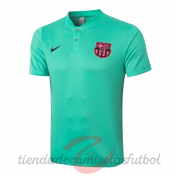 Polo Barcelona 2020 2021 Verde Camisetas Originales Baratas