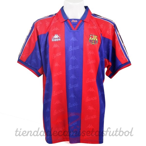 Casa Camiseta Barcelona Retro 1996 1997 Azul Rojo Camisetas Originales Baratas