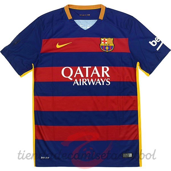 Casa Camiseta Barcelona Retro 2015 2016 Azul Rojo Camisetas Originales Baratas