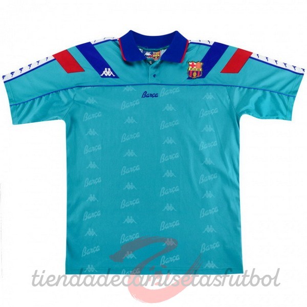 Segunda Camiseta Barcelona Retro 1992 1995 Azul Camisetas Originales Baratas