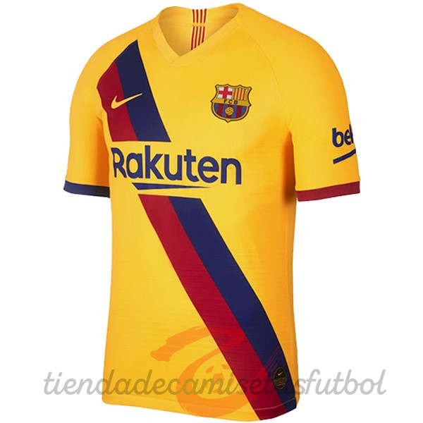 Segunda Camiseta Barcelona Retro 2019 2020 Amarillo Camisetas Originales Baratas