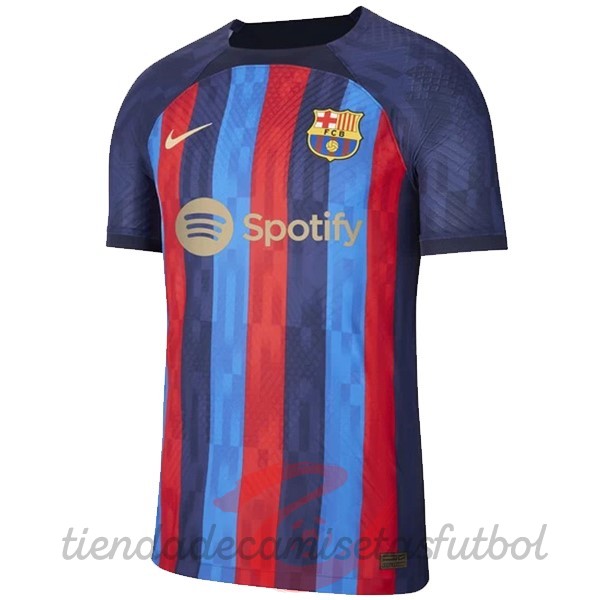 Tailandia Casa Jugadores Camiseta Barcelona 2022 2023 Azul Rojo Camisetas Originales Baratas