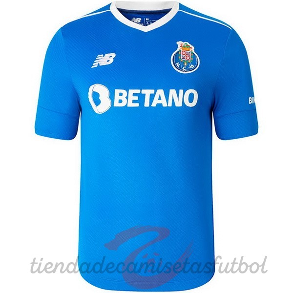 Tailandia Tercera Camiseta FC Oporto 2022 2023 Blanco Azul Camisetas Originales Baratas
