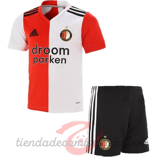 Casa Conjunto De Niños Feyenoord Rotterdam 2020 2021 Rojo Camisetas Originales Baratas