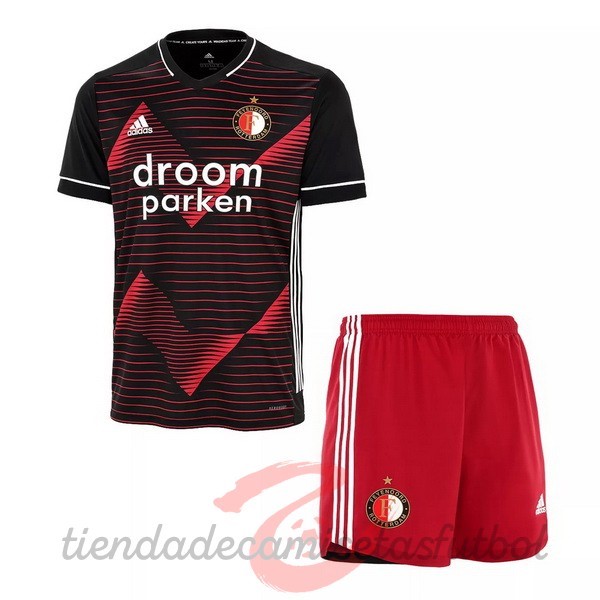 Segunda Conjunto De Niños Feyenoord Rotterdam 2020 2021 Rojo Camisetas Originales Baratas