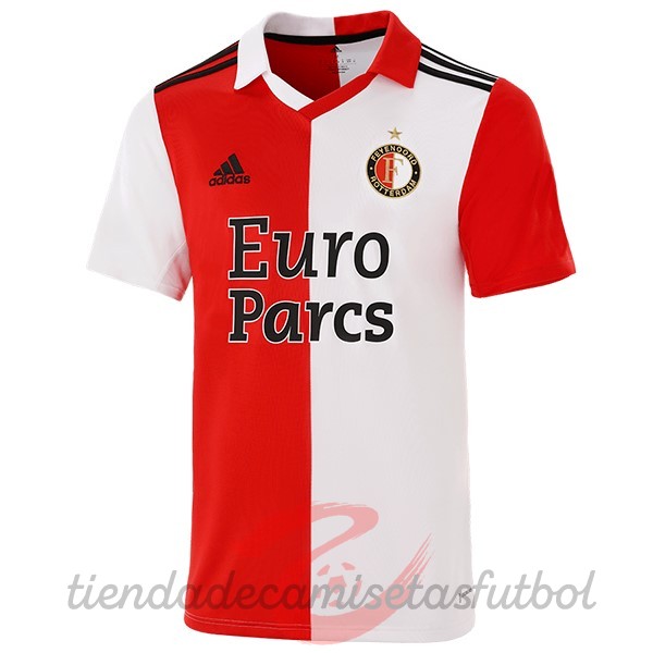 Casa Camiseta Feyenoord Rotterdam 2022 2023 Rojo Camisetas Originales Baratas