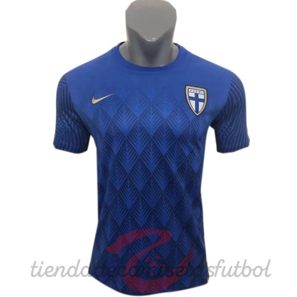 Tailandia Segunda Jugadores Camiseta Finlandia 2022 Azul Camisetas Originales Baratas