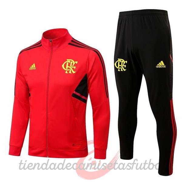 Chandal Flamengo 2022 2023 Rojo I Negro Camisetas Originales Baratas