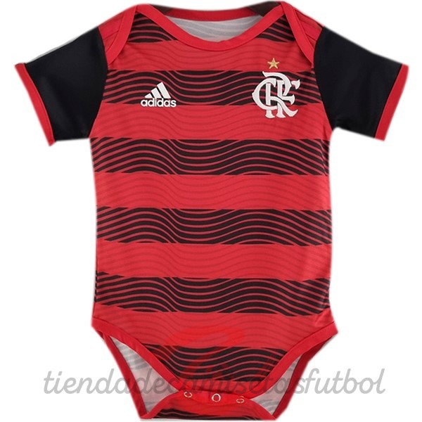 Casa Onesies Niños Flamengo 2022 2023 I Rojo Camisetas Originales Baratas