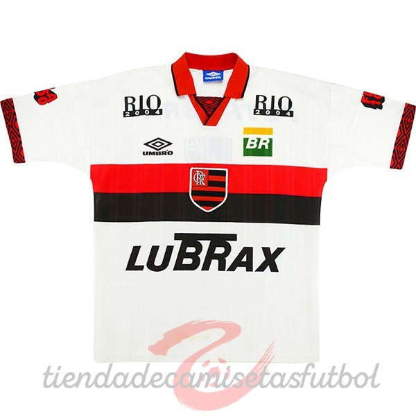 Segunda Camiseta Flamengo Retro 1995 1996 Blanco Camisetas Originales Baratas