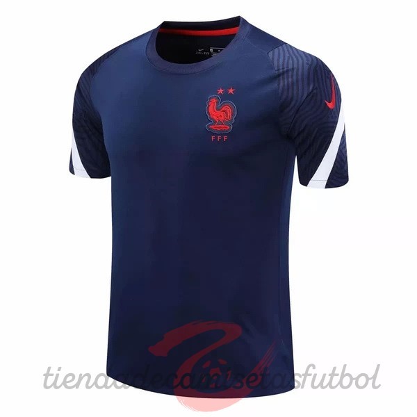 Entrenamiento Francia 2020 Azul Marino Camisetas Originales Baratas