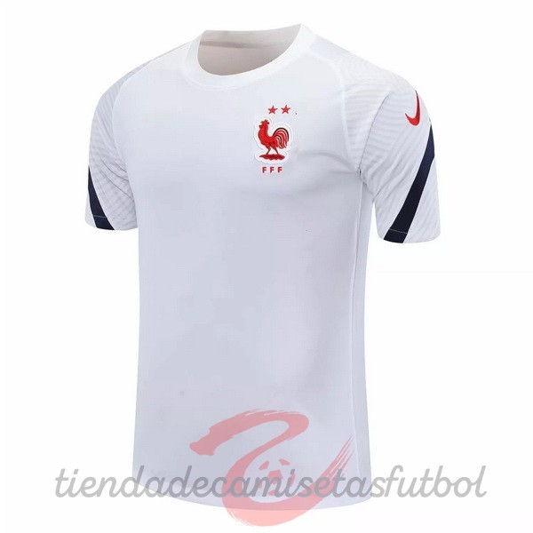 Entrenamiento Francia 2020 Blanco Camisetas Originales Baratas