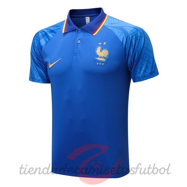 Polo Francia 2022 Azul Camisetas Originales Baratas