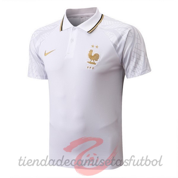 Polo Francia 2022 Blanco Camisetas Originales Baratas