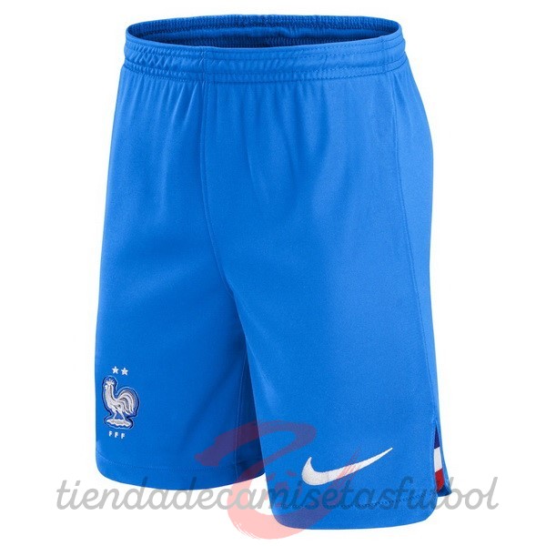 Segunda Pantalones Francia 2022 Azul Camisetas Originales Baratas